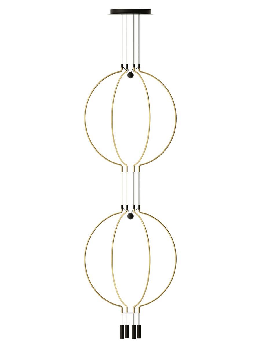 LED metal pendant lamp | Liaison Two Levels by Axolight