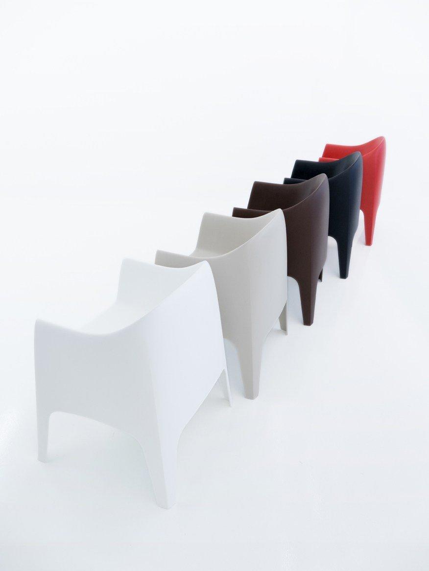 Garden armchair with armrests | Solid by Vondom