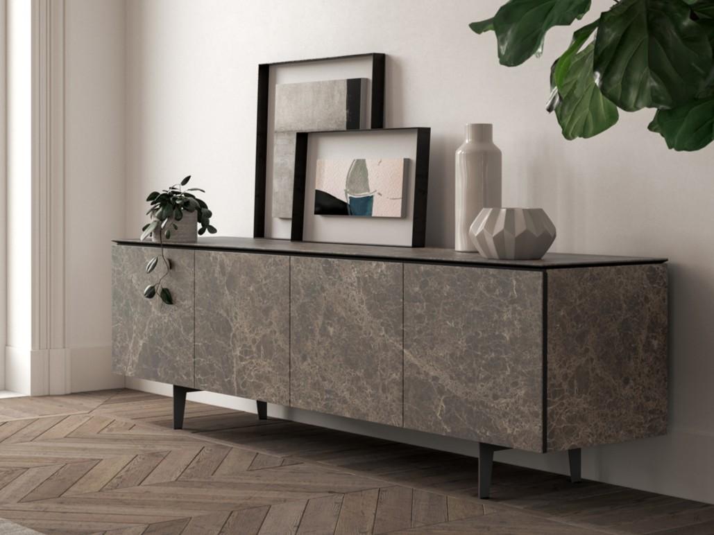 Sideboard with ceramic coating | Armor by Ozzio Italia