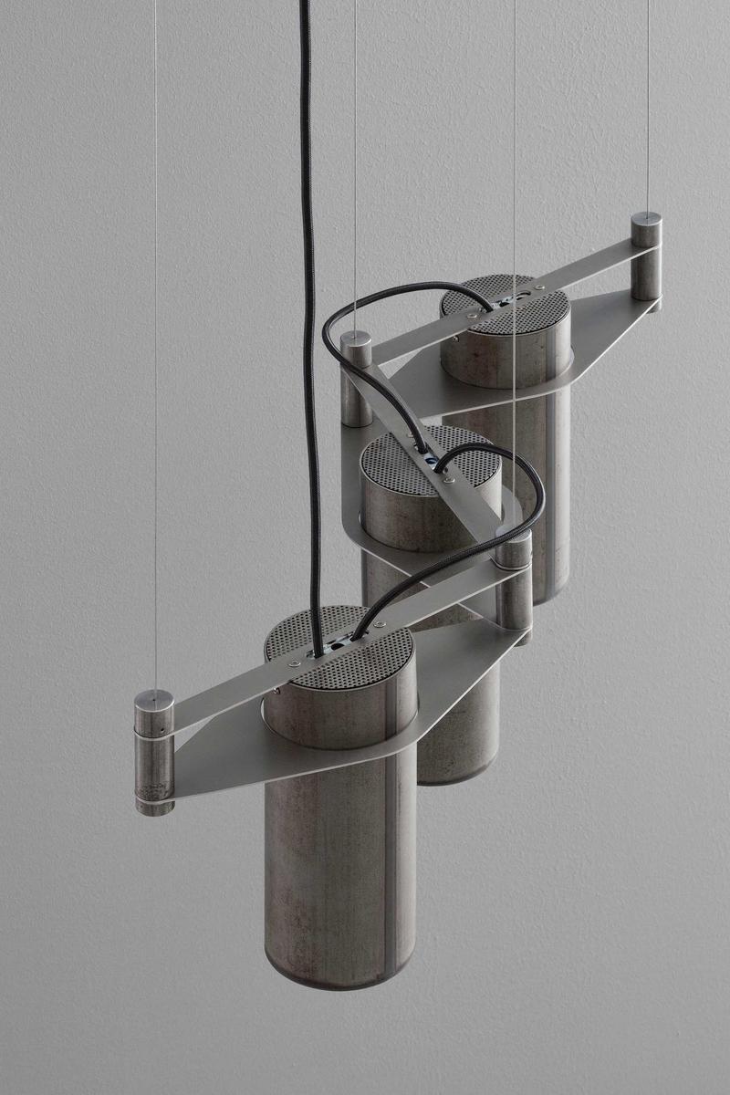 LED steel pendant lamp | Chain by Olev