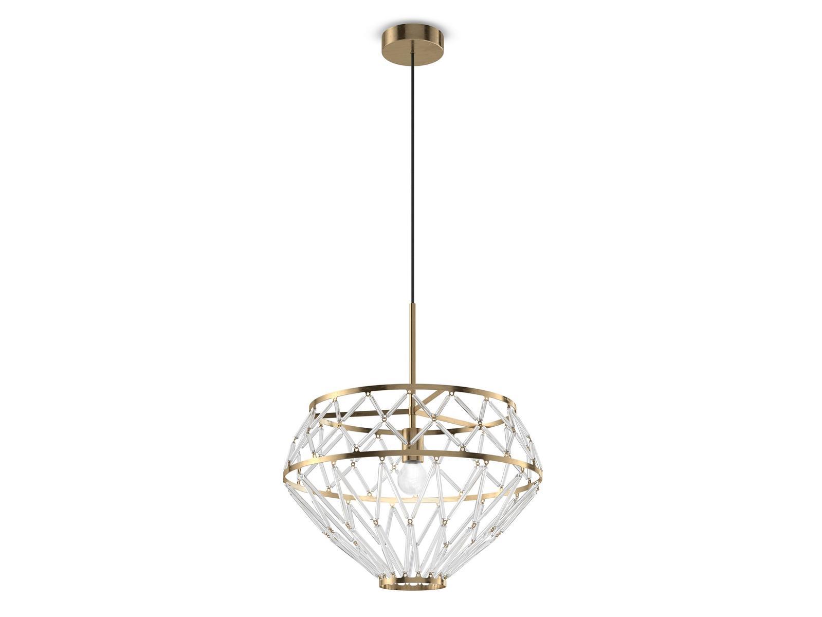 LED direct light glass pendant lamp | Starnet Sp 3 by Vistosi
