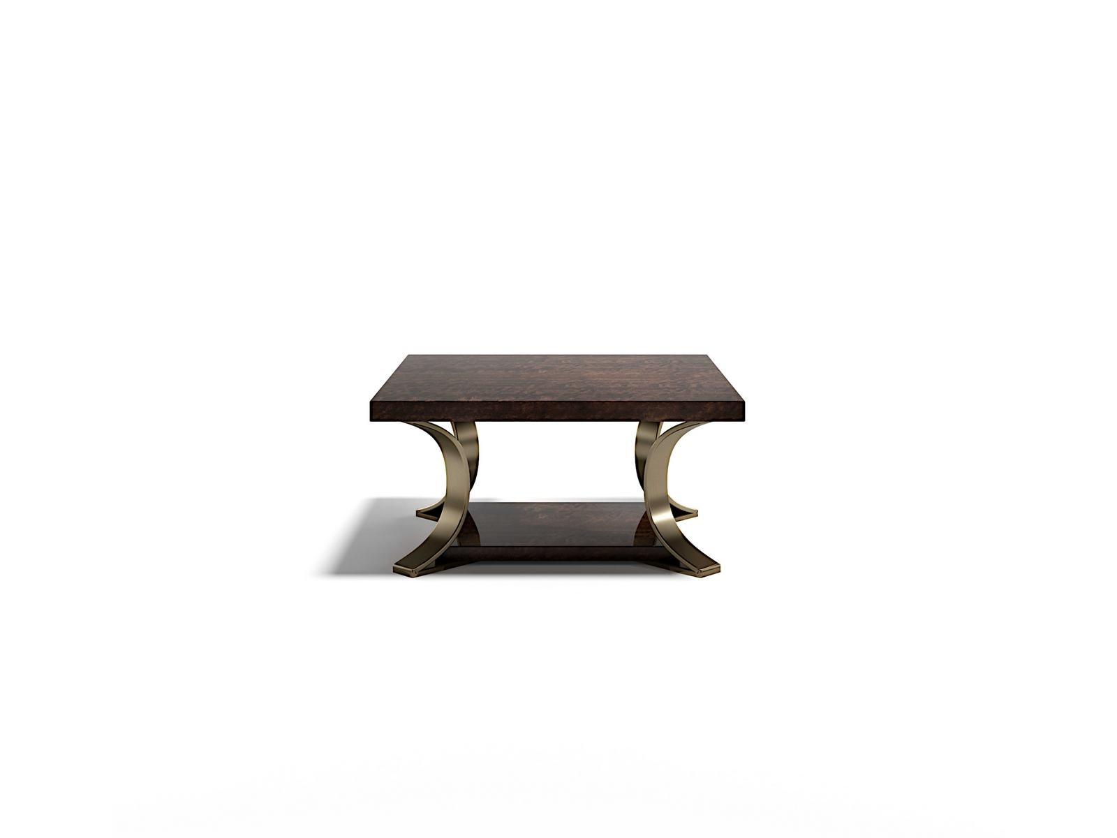 Square wooden coffee table | Must Service by Capital Collection