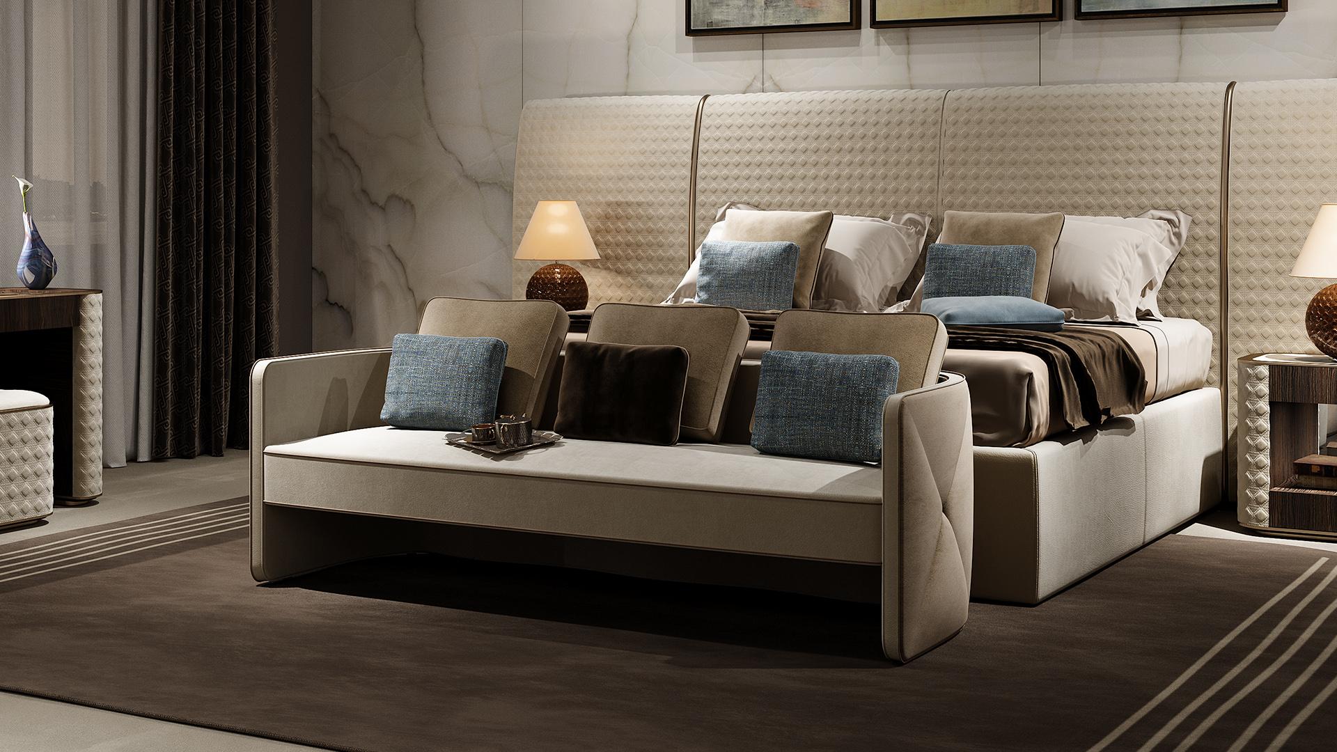 3 seater fabric sofa | Aura by Reflex