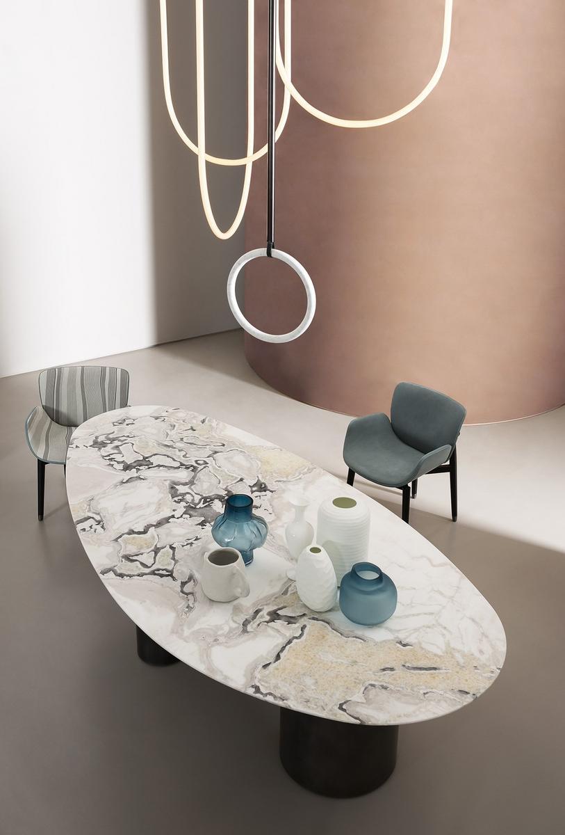 Marble table | Lagos by Baxter