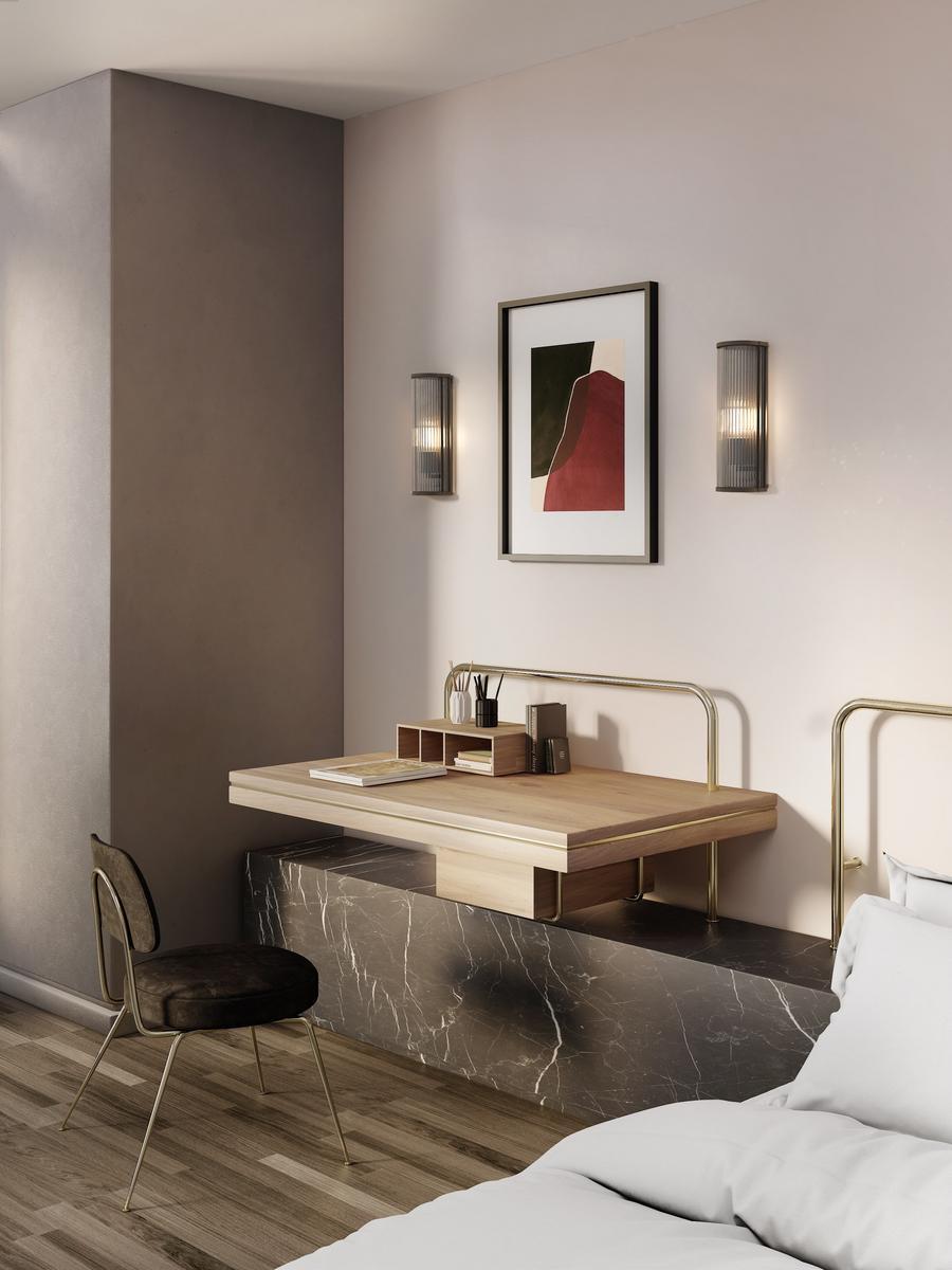 LED glass wall light | Avignon Round 375 by Astro lighting