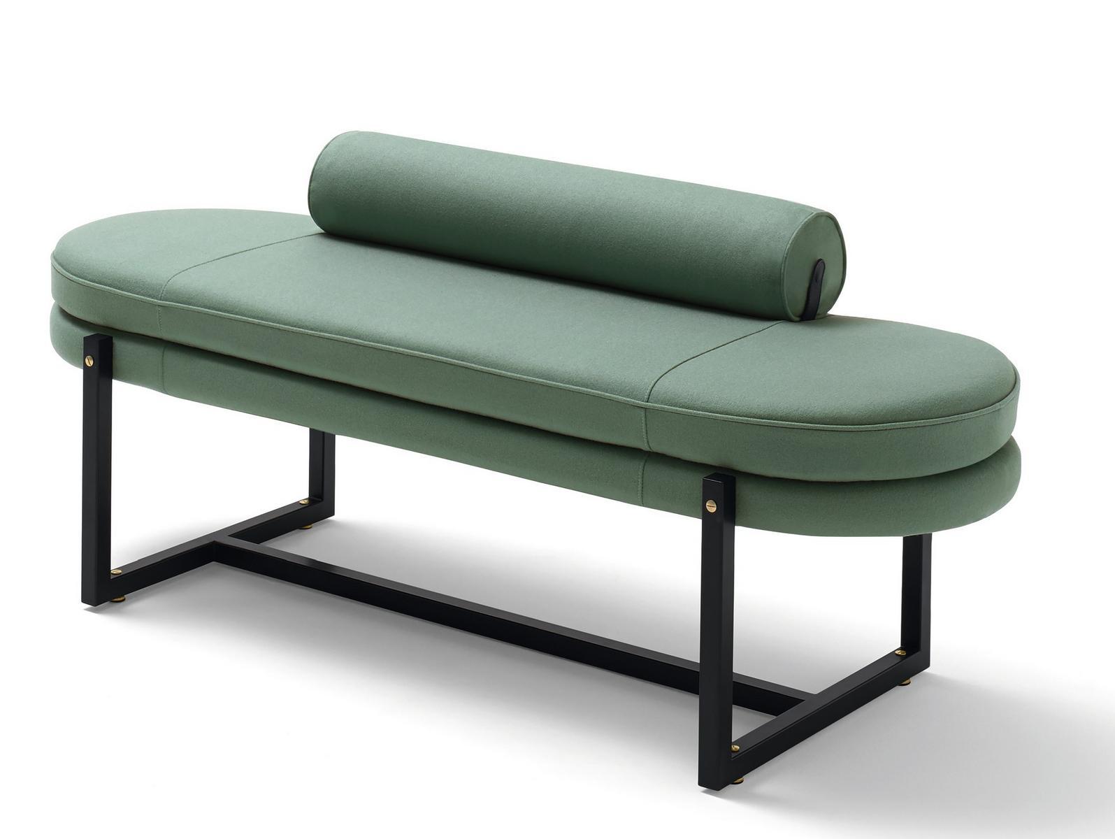 Upholstered fabric bench | Sigmund by Arflex
