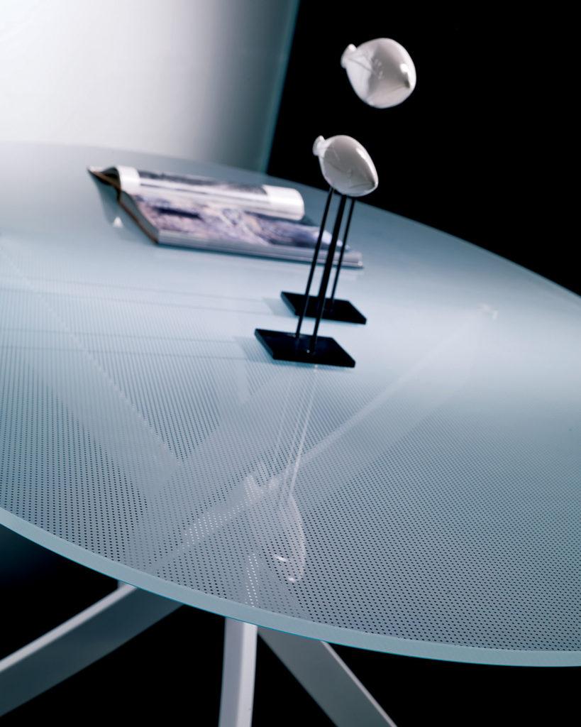 Round ceramic table | Barone by Bontempi