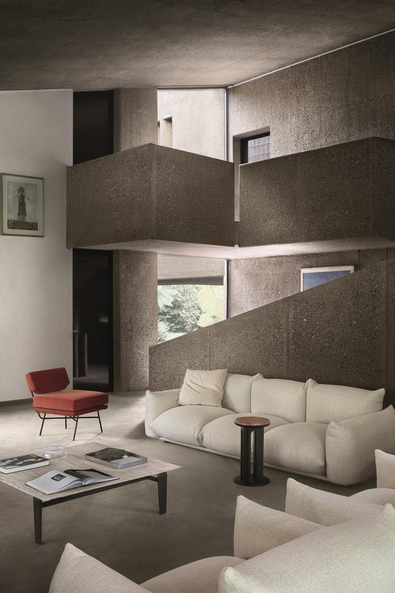 Fabric armchair | Elettra by Arflex