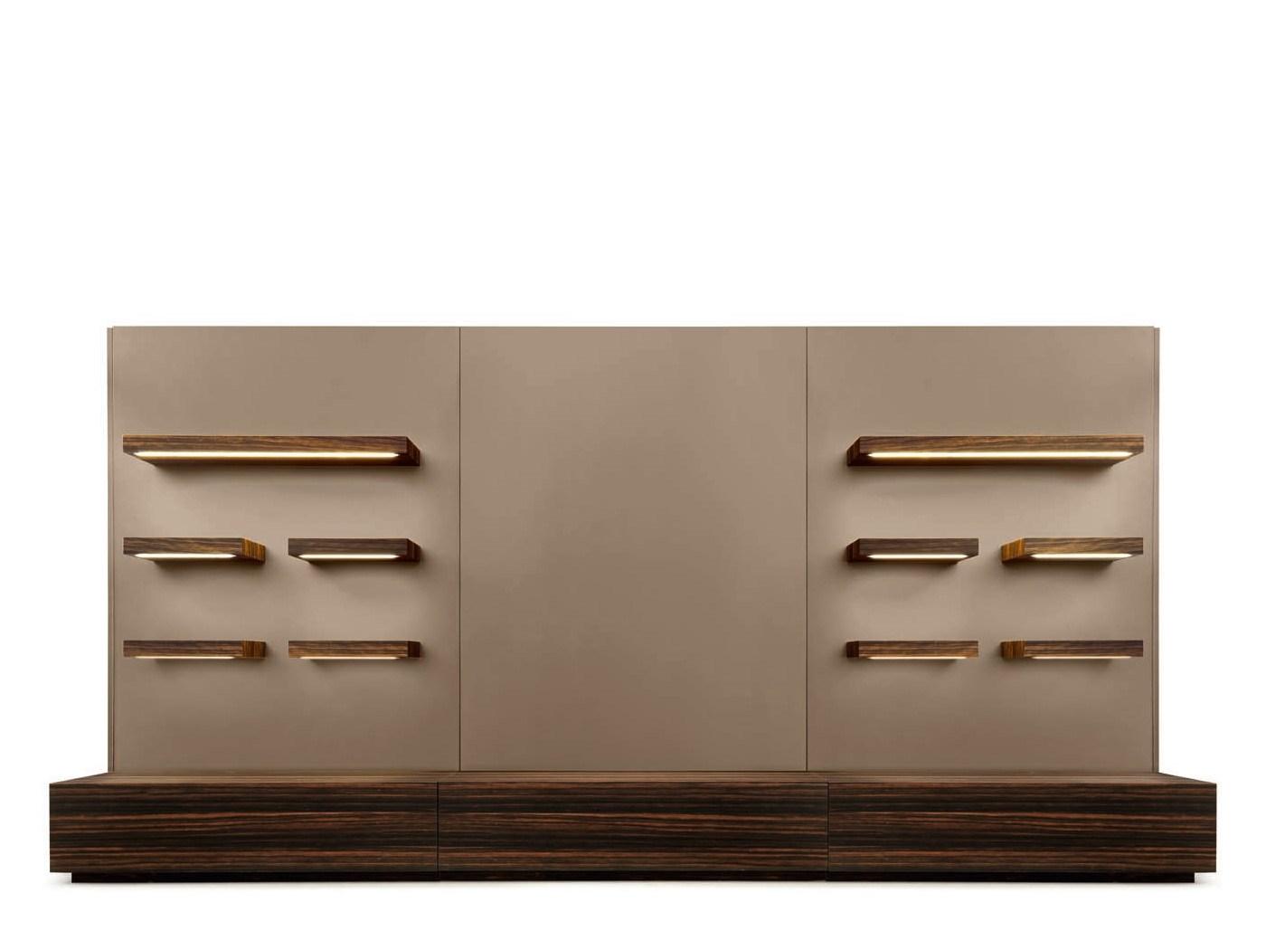 Sectional storage wall | I-ching by Grilli
