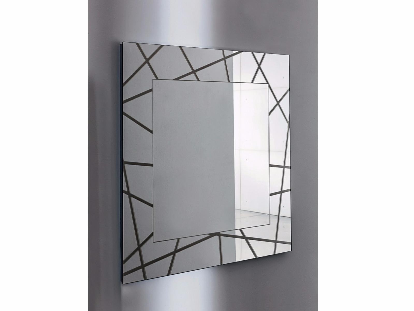 Square wall-mounted framed mirror | Segment by Sovet