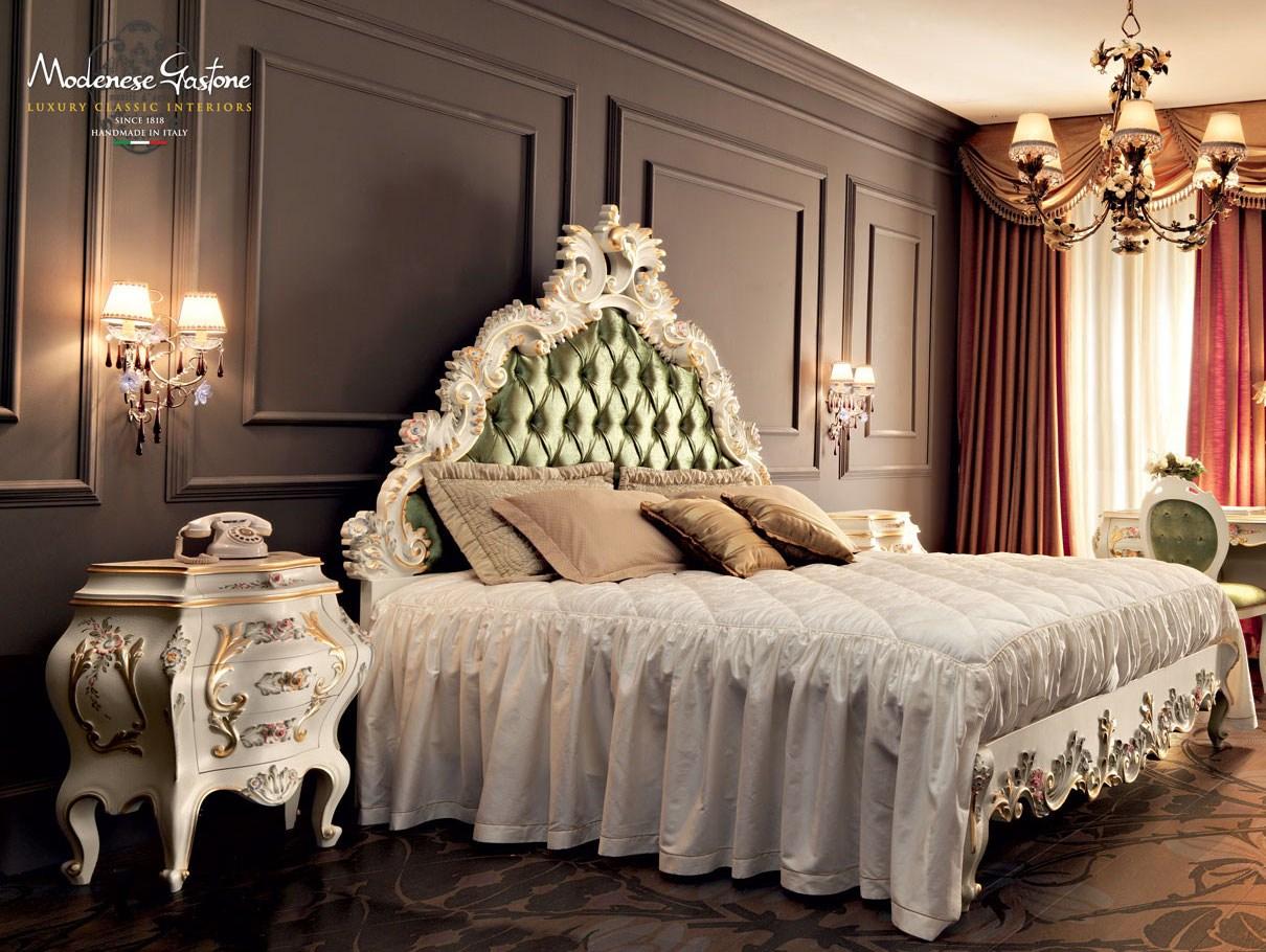 Wooden bedside table with drawers | 11204 by Modenese Gastone