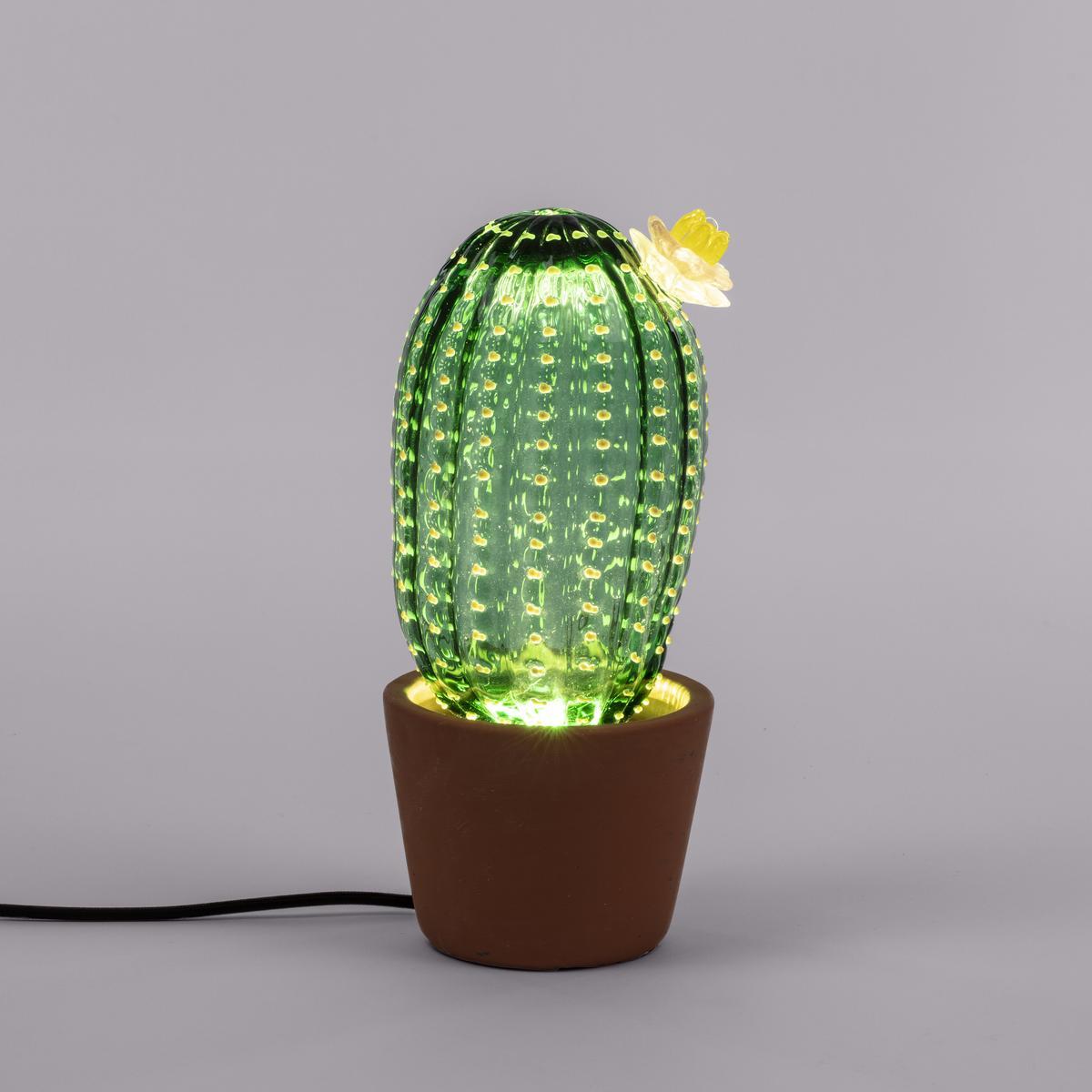 Blown glass table lamp / floor lamp | Cactus Sunrise by Seletti