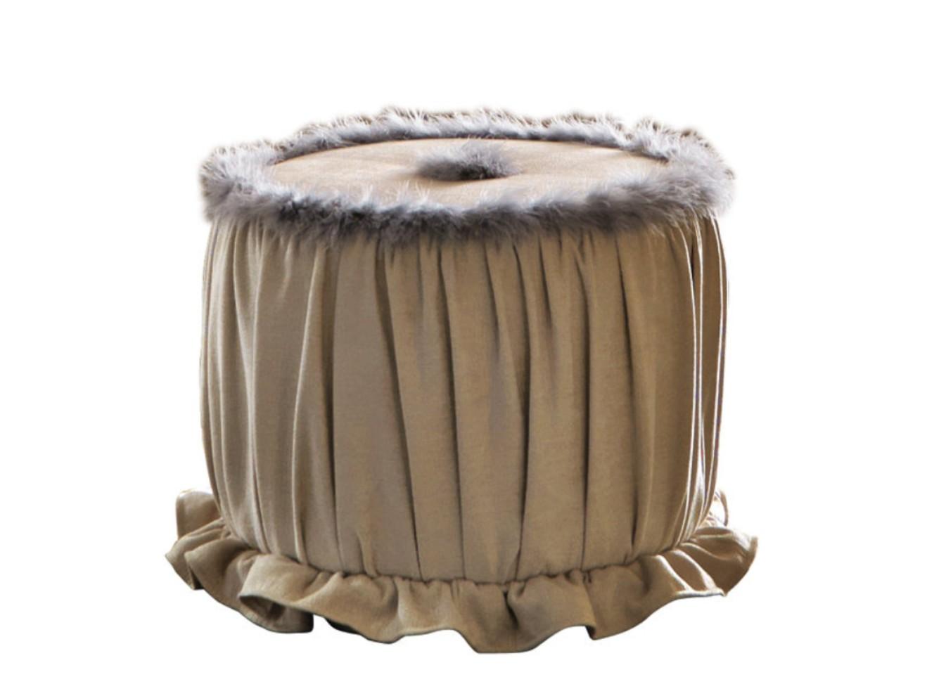 Round fabric pouf | Emozioni by Martini interiors