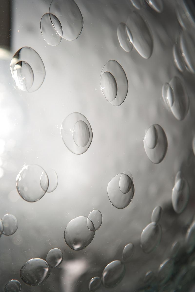 Glass pendant lamp | Bolle Sp 35/45 by Vistosi