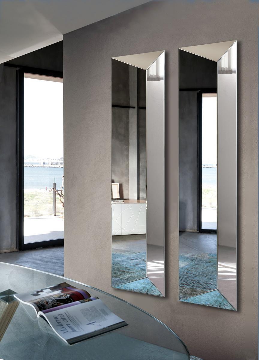 Rectangular wall-mounted mirror | Levante by Riflessi