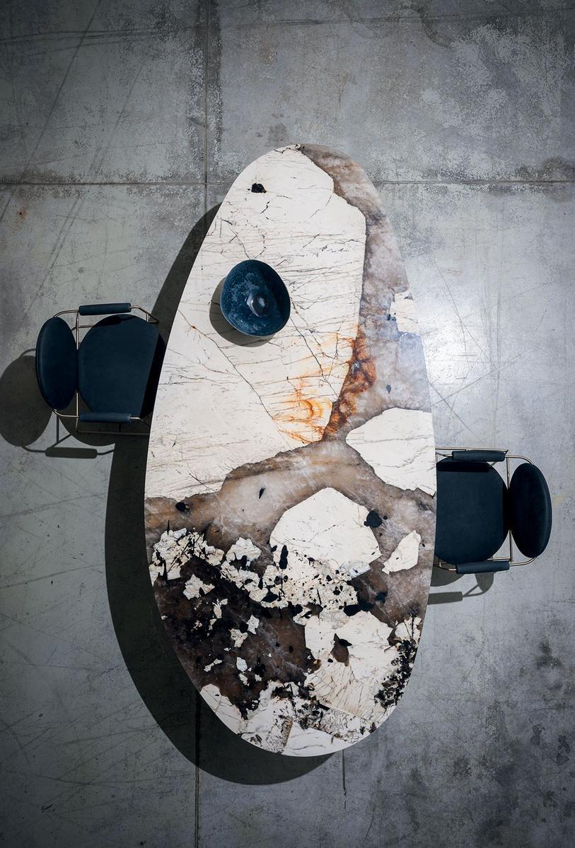 Marble table | Lagos by Baxter