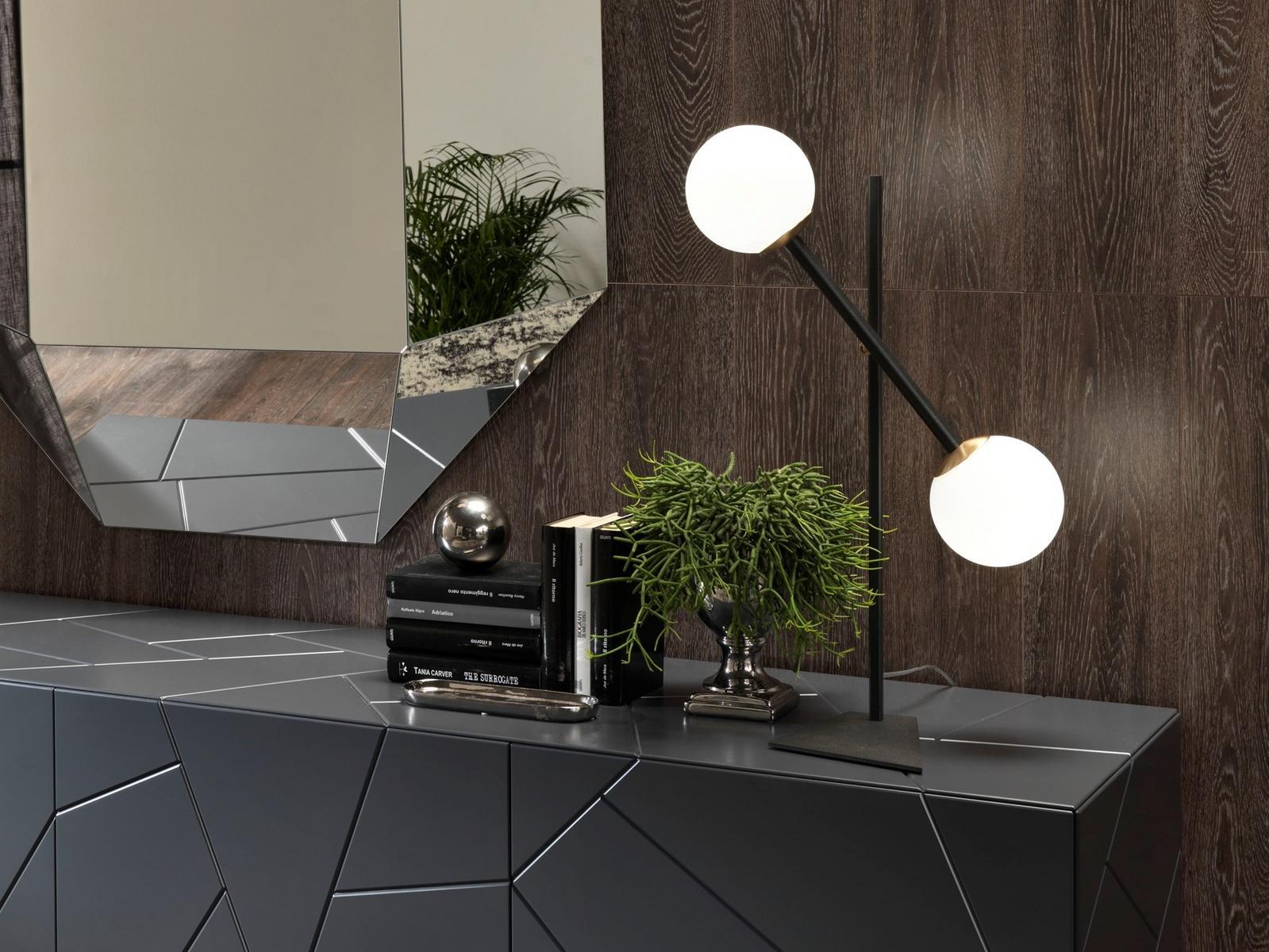 Direct light adjustable painted metal table lamp | Meridian T Big by Riflessi