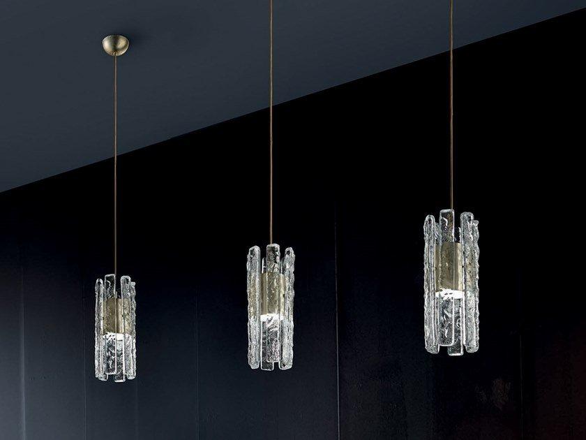 LED glass pendant lamp | Vegas S Rd 12 by Masiero