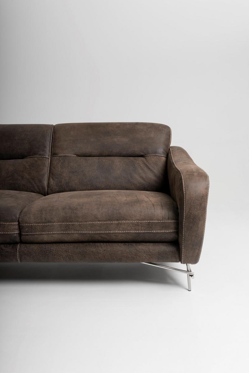 2 seater leather sofa | Fonzie by Mantellassi 1926
