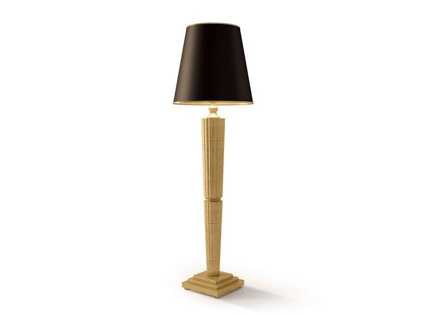 Indirect light wooden floor lamp | 5477 by Carpanese home