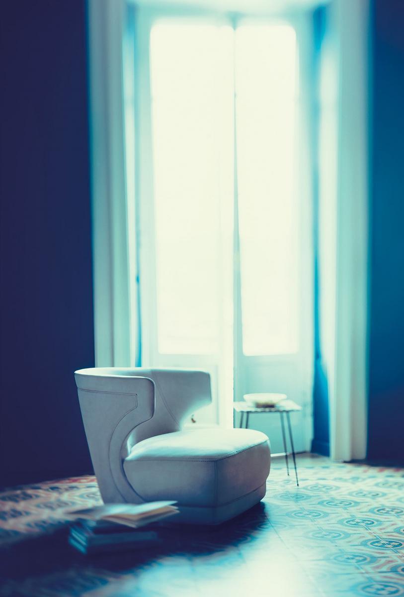 Leather armchair | Etienne by Baxter