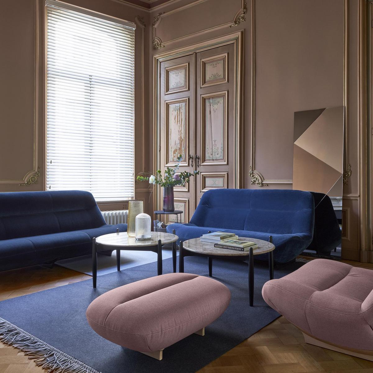 Rectangular wall-mounted mirrored glass mirror | Ombré by Ligne Roset