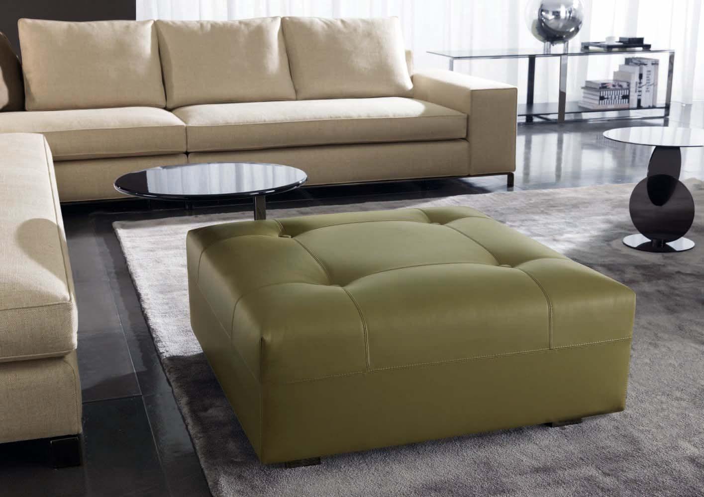 Pouf | Ottoman - Wearing by Minotti