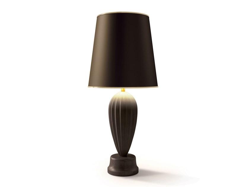 Indirect light wooden table lamp with fixed arm | 6882 by Carpanese home