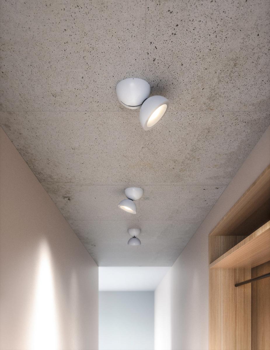 Aluminium wall lamp / ceiling lamp | Dodot by Axolight