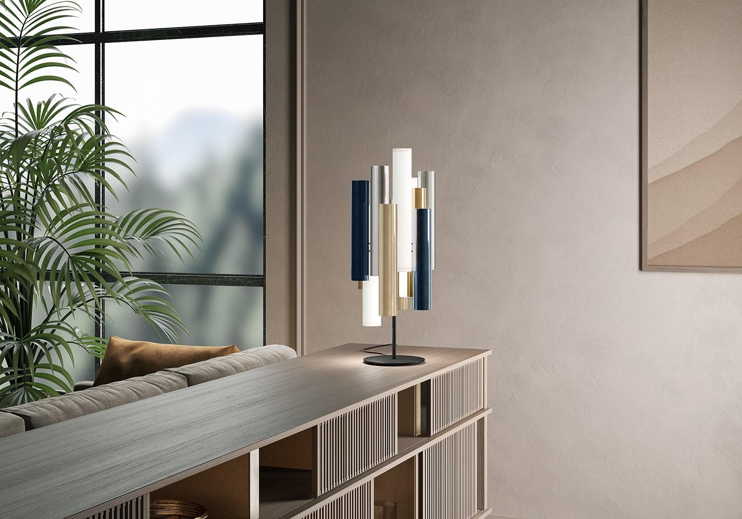 LED plexiglass table lamp | Toot by Kundalini