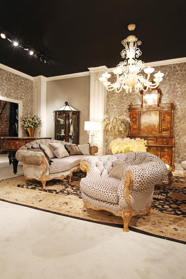 Tufted 4 seater velvet sofa | 4880 by Ezio Bellotti