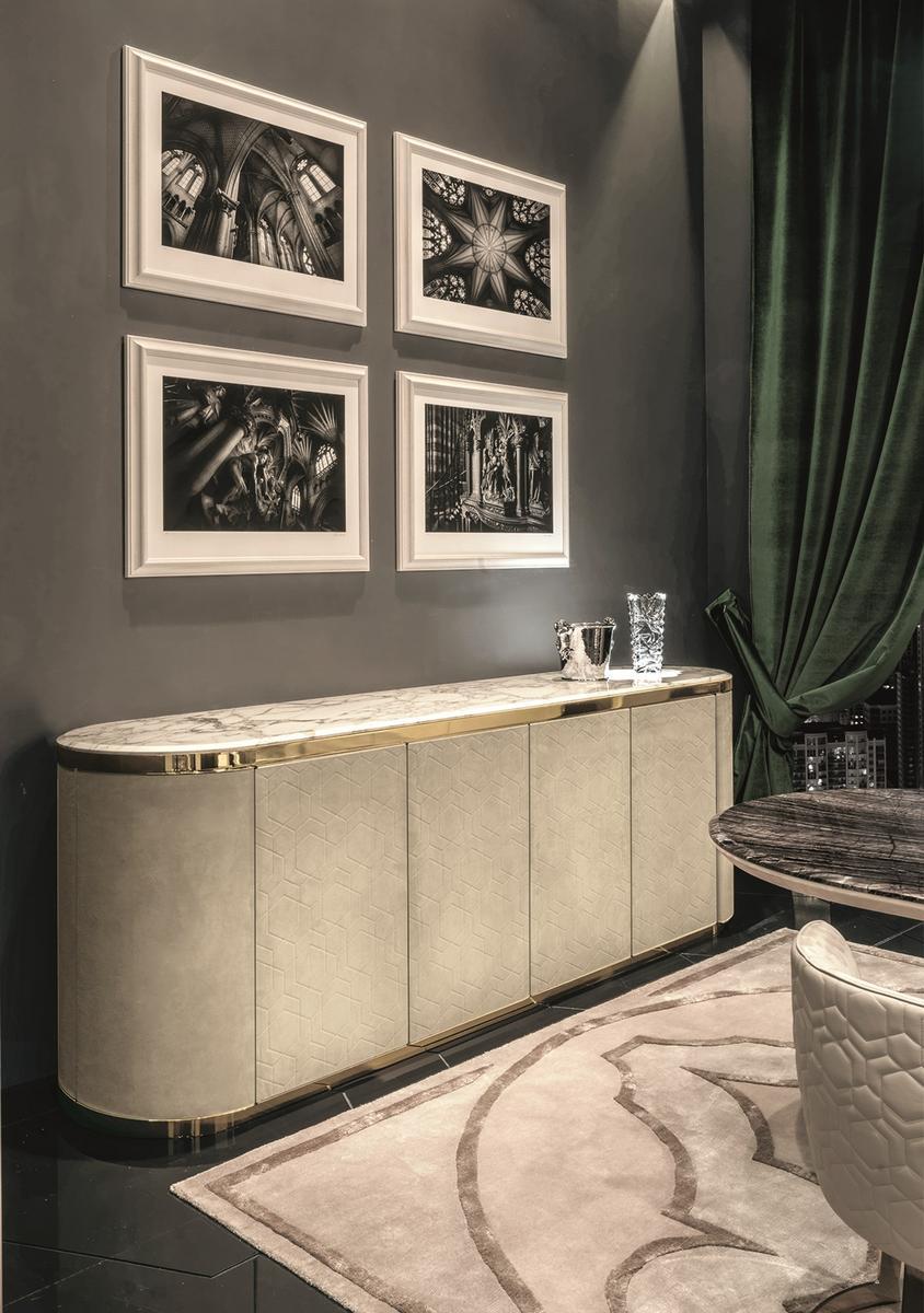Metal sideboard with doors | Gordon by Longhi