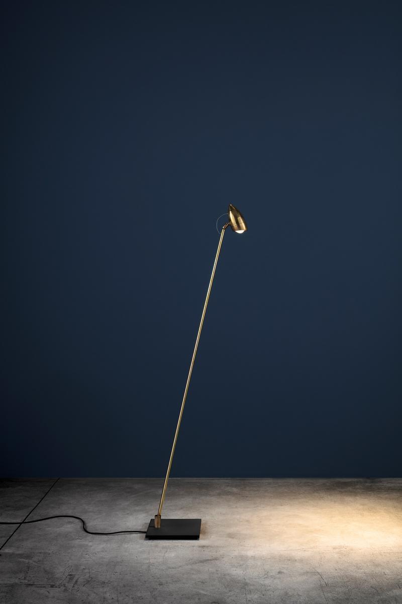 LED brass floor lamp | Cicloitalia F by Catellani & Smith