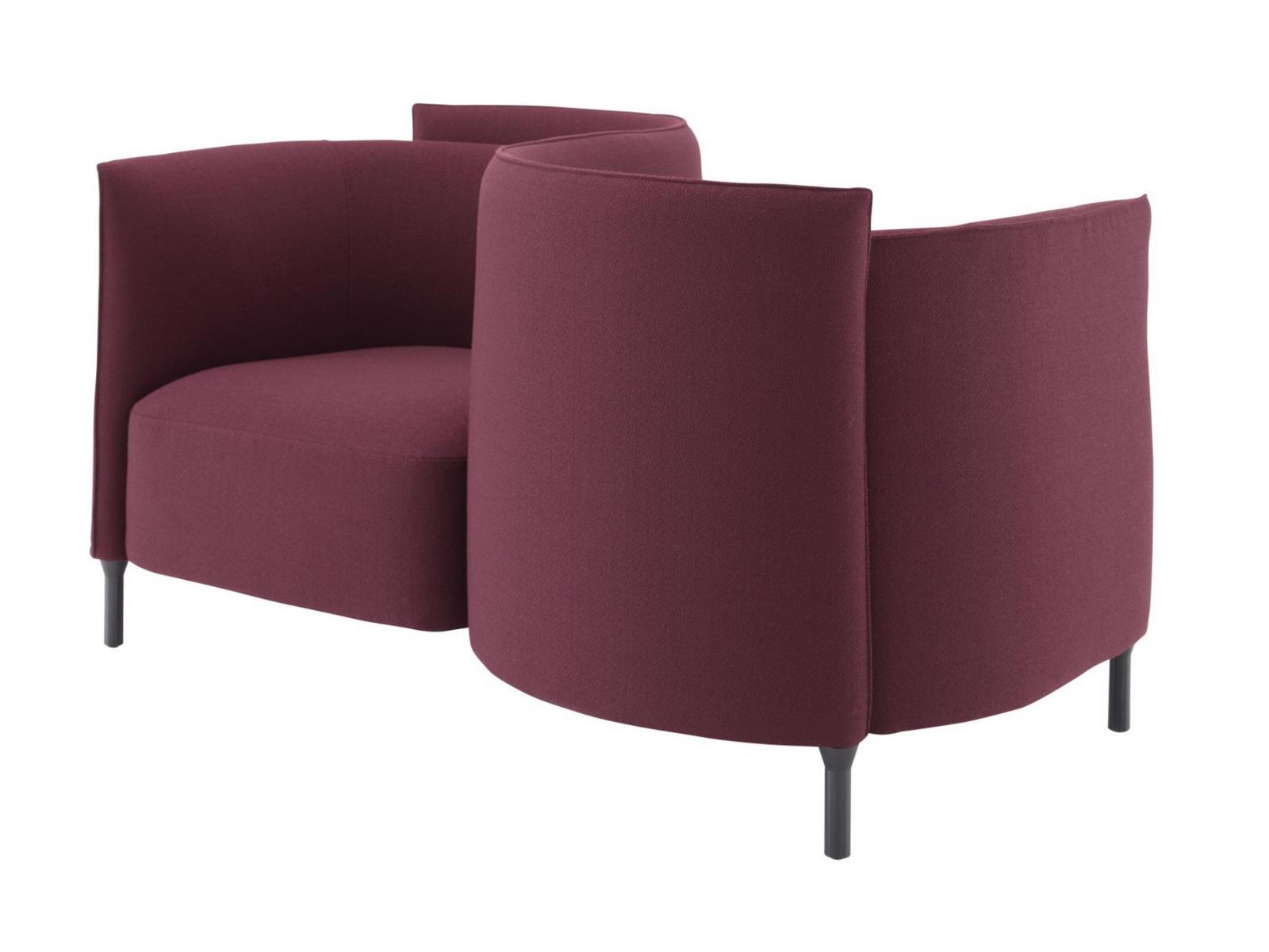Fabric armchair with armrests | Hemicycle by Ligne Roset