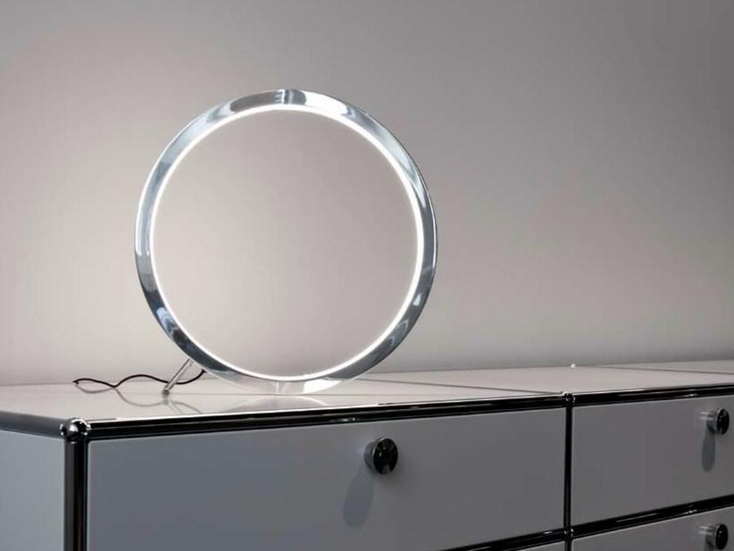 LED aluminium table lamp | Circolo Slim by Sattler