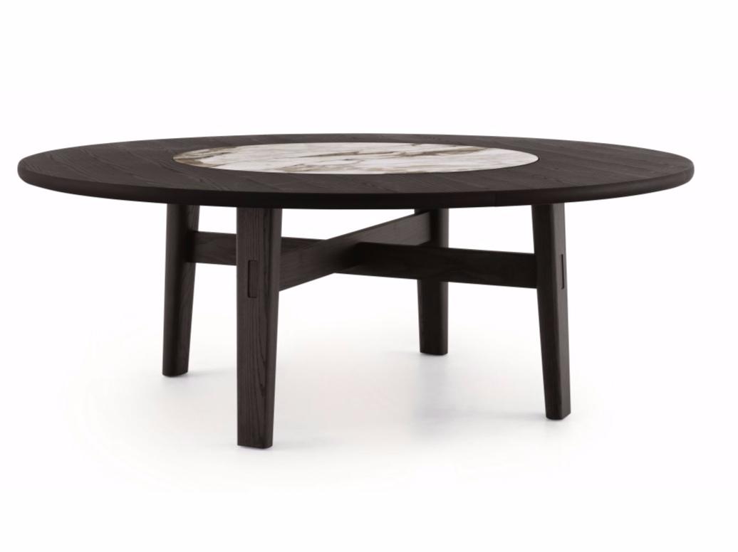 Round elm table | Home Hotel by Poliform