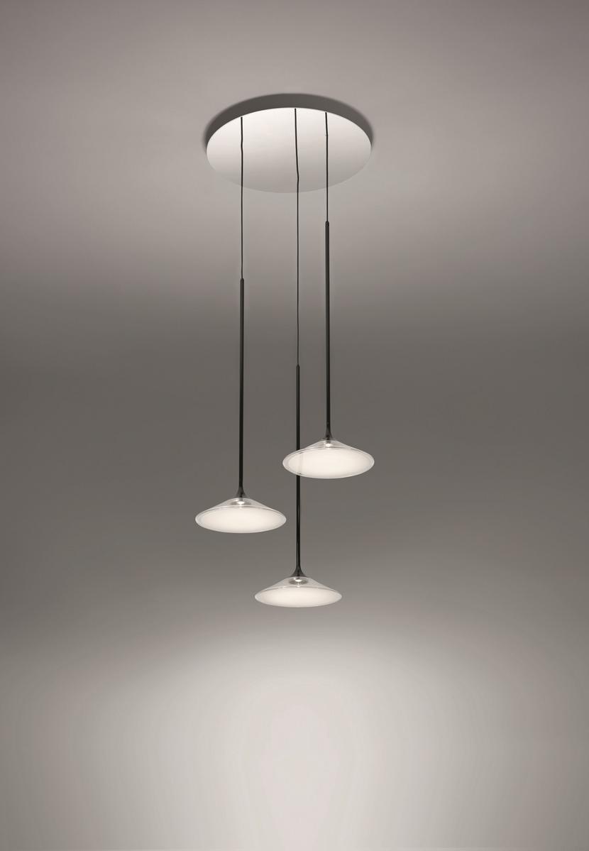 LED direct light methacrylate pendant lamp | Orsa by Artemide
