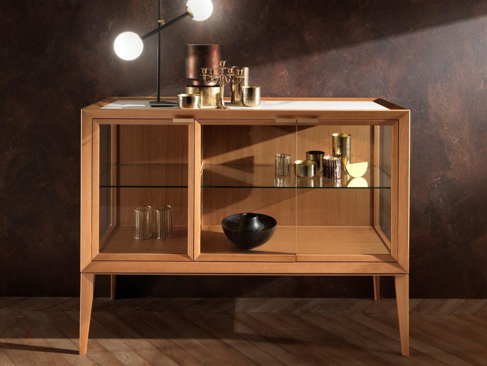 Crystal display cabinet | Medea by Riflessi