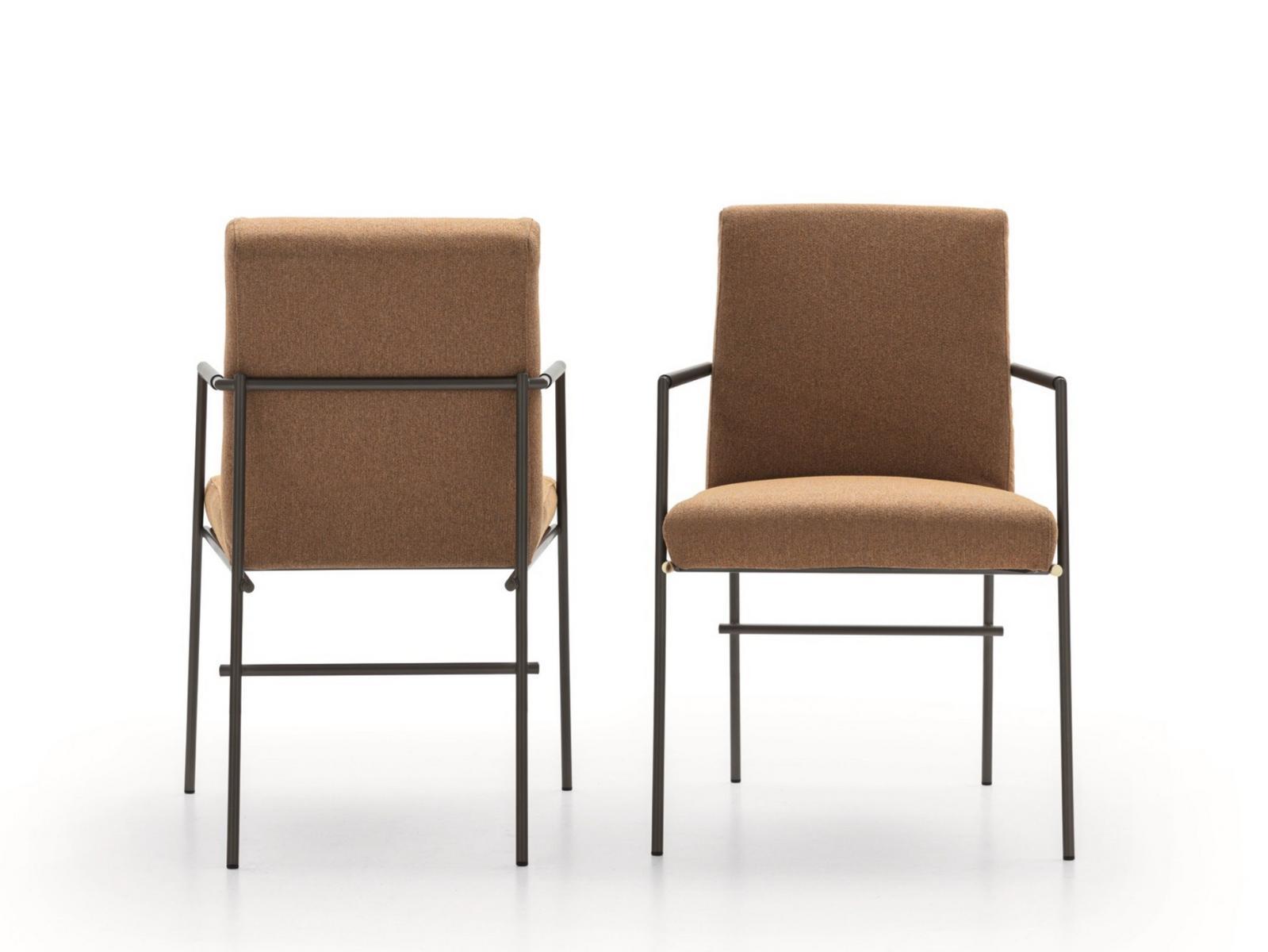 Fabric chair with armrests | Kyo by Ditre Italia