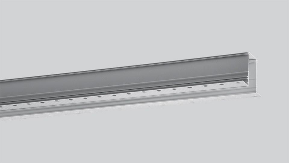 Extruded aluminium linear lighting profile | Algoritmo System by Artemide