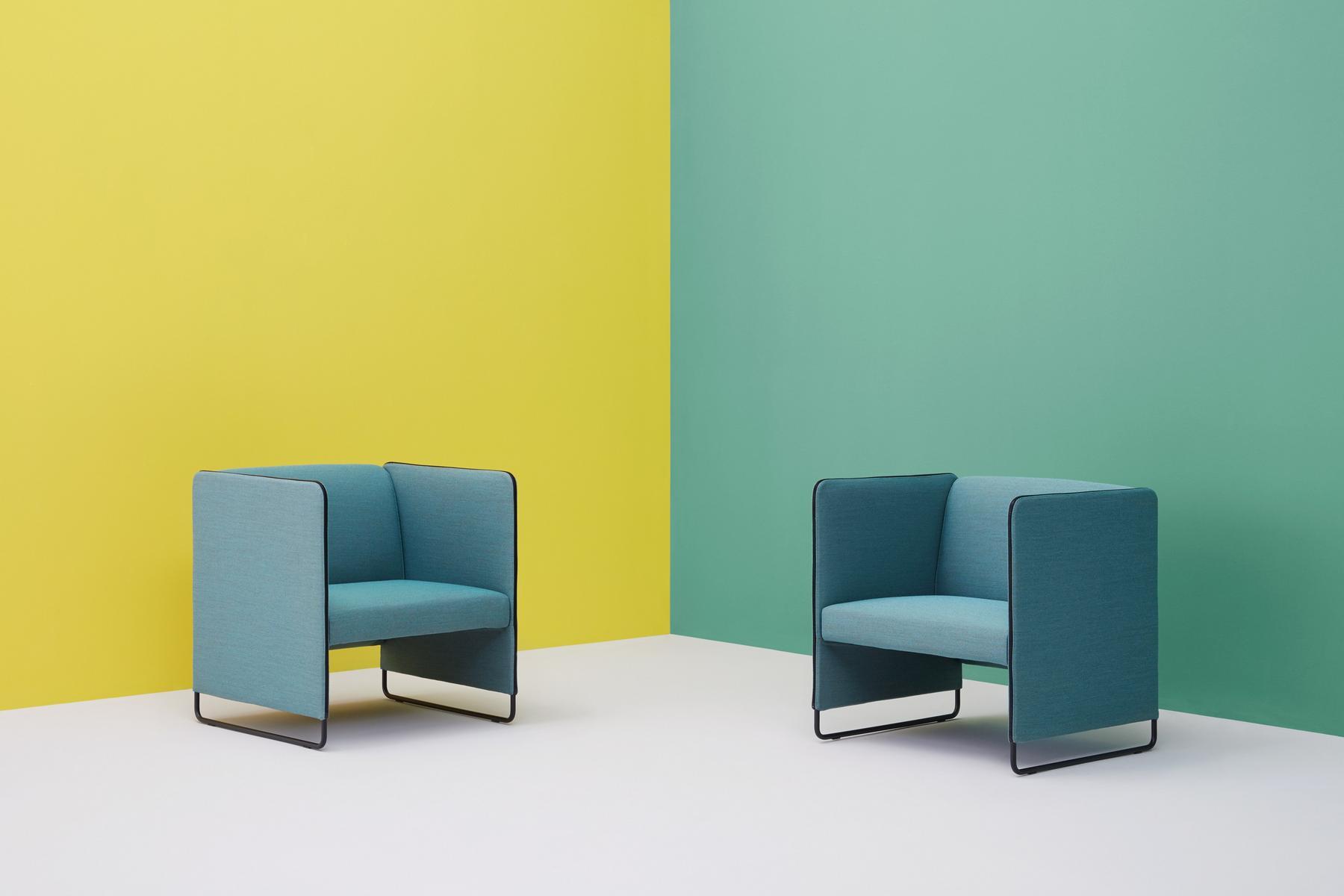 Upholstered fabric armchair | Zippo Zipl1p by Pedrali