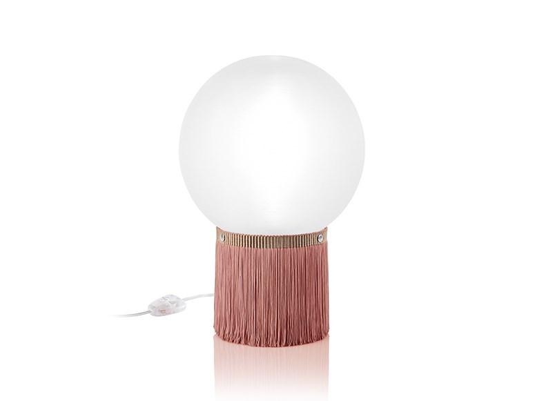 Cristalflex® and methacrylate LED table lamp | Atmosfera Fringe by Slamp