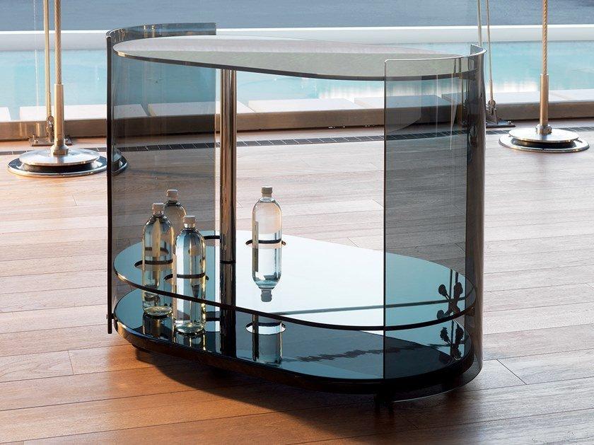 Glass drinks trolley | 9000 by Reflex