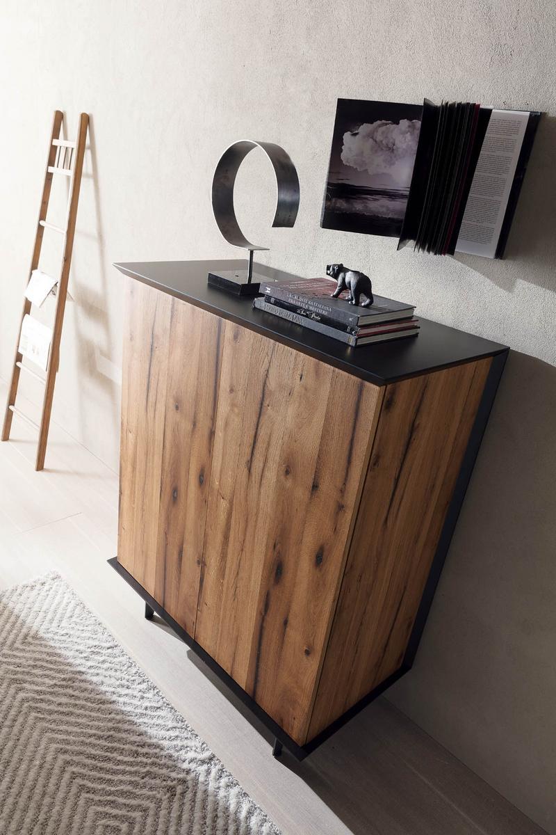 Wooden highboard with sliding doors | Brera by Ozzio Italia