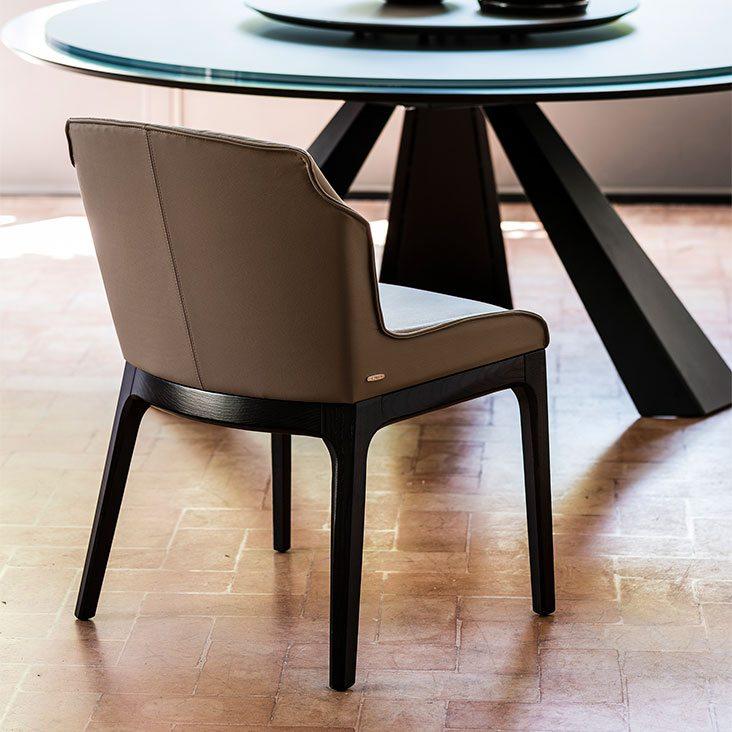 Leather chair | Musa by Cattelan Italia
