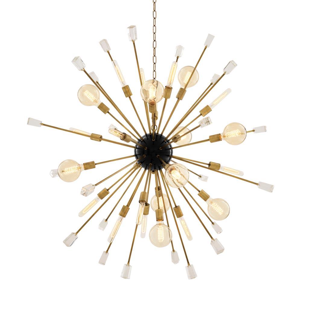 Glass pendant lamp | Tivoli by Eichholtz