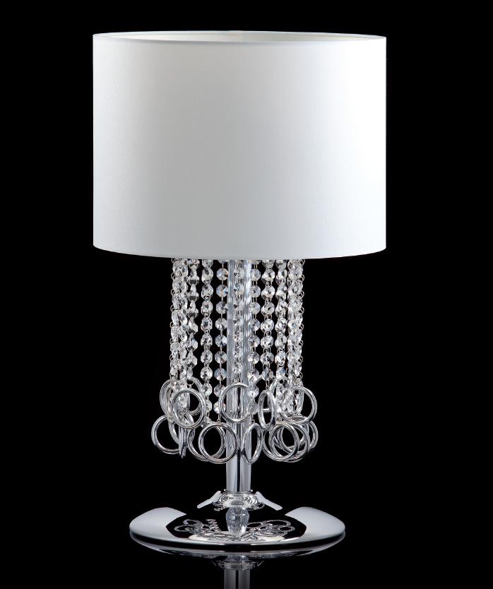 Table lamp with crystals | Lisa by Aiardini lighting