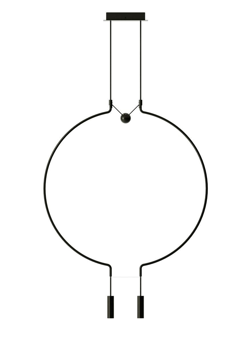 LED metal pendant lamp | Liaison Spliaix2 by Axolight