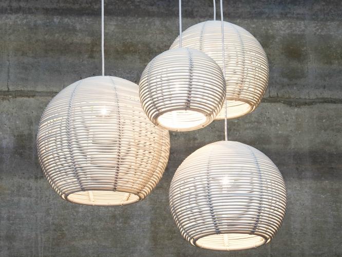 Rattan pendant lamp | Shanga by Dark