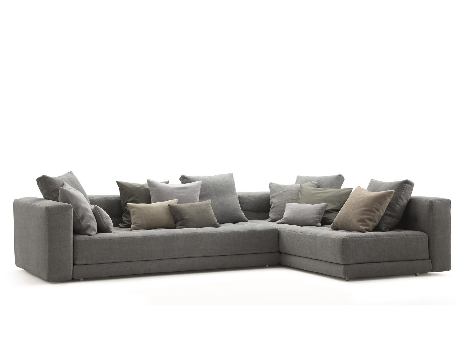 Sectional fabric sofa | Doze by Flou